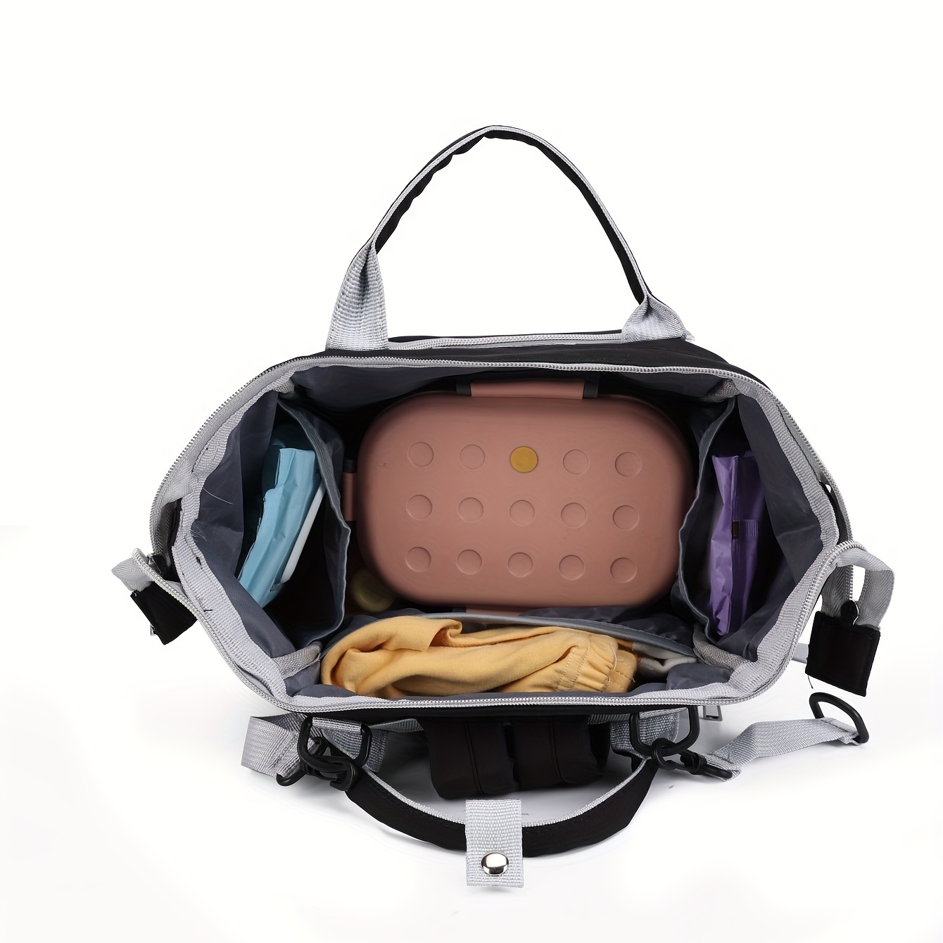 Large Capacity Double Shoulder Mama Bag for Mothers & Babies