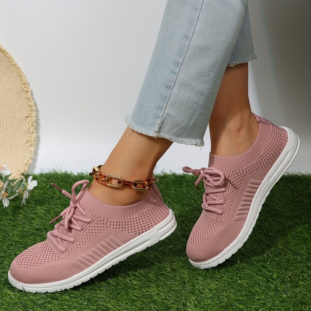 Zapatos Deportivos De Punto Para Mujer Zapatillas De Deporte