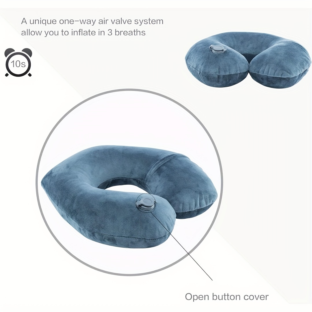 Collapsible neck shop pillow