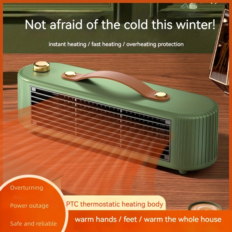 Calentador de espacio para uso en interiores montado en la pared con  WIFI/remoto, calentador portátil de 1500 W de calentamiento rápido con  termostato