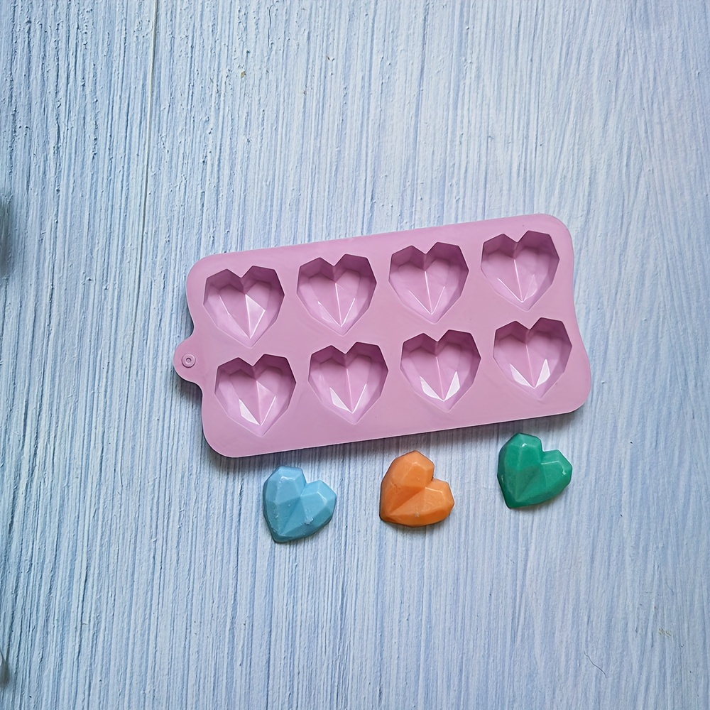 Heart Shaped Chocolate Mold 3d Plastic Mold Love Candy - Temu