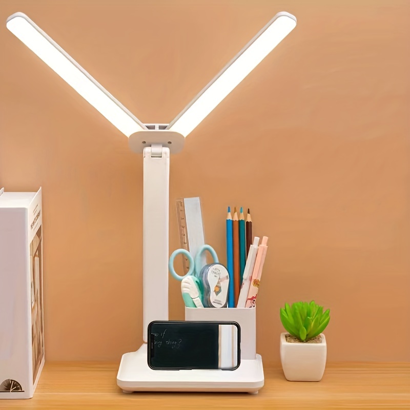 Bonita lámpara de escritorio, lámparas LED de escritorio para oficina en  casa, lámpara de escritorio para niños, lámparas de escritorio recargables