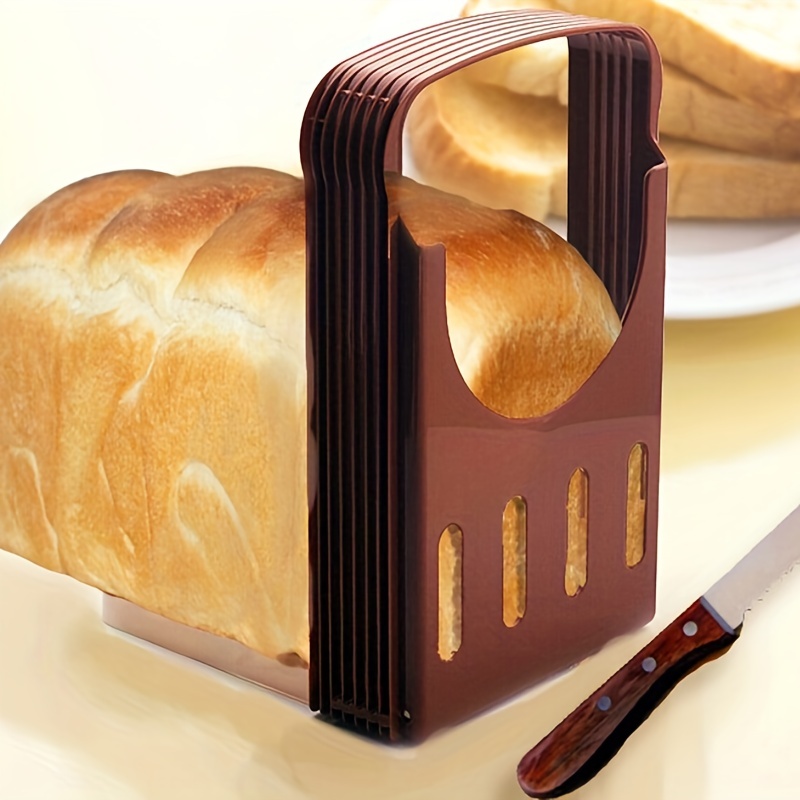 Bamboo Bread Slicer Bread Loaf Toast Cutter Mold Maker Kitchen Practical  Tool