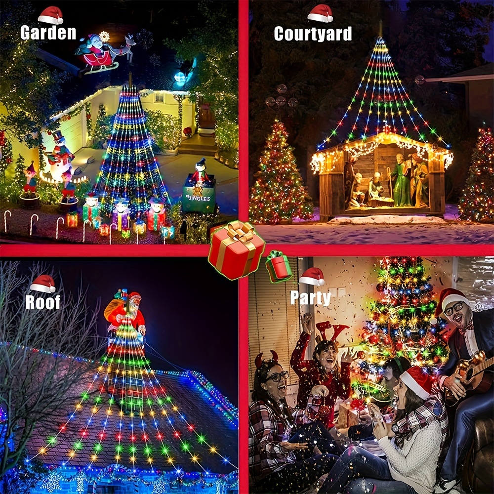 OBOLED Light Controller for Christmas Lights Halloween Decorations Indoor  Outdoor Decorations 24-Hours Timer 8 Dazzling Flash/Fade Functions
