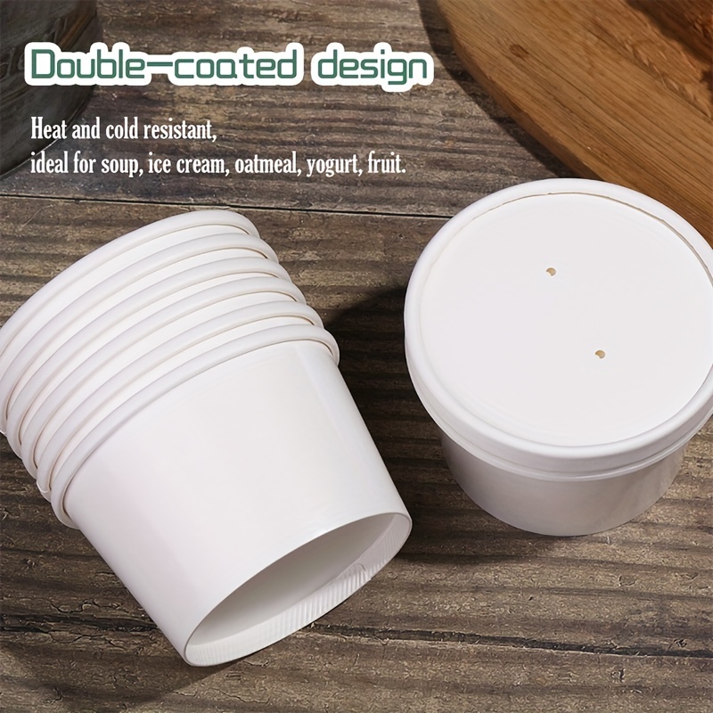 Disposable Soup Containers With Lids Takeaway - Temu