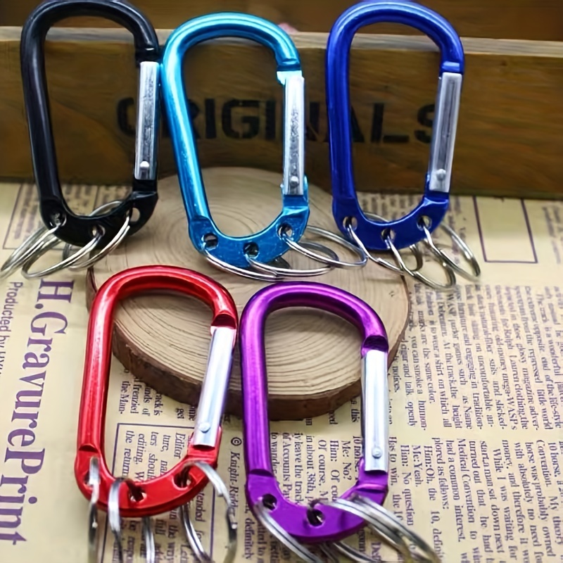 Multifunctional 3-in-1 Aluminum Alloy Keychain Buckle Carabiner