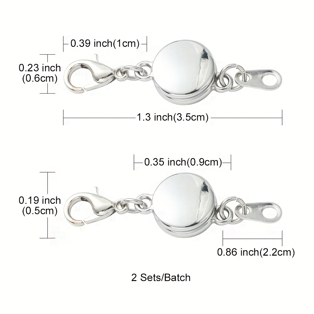 Cylinder Magnetic Clasps - 12x6mm End Buckle Magnet Clasp Jewelry Making  Supplie