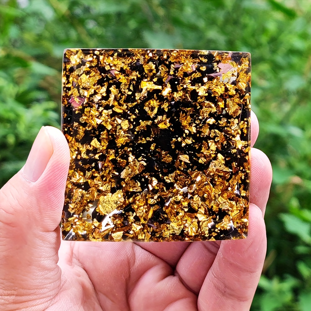 Chakra Orgonite Pyramid Energy Generator Healing Crystal