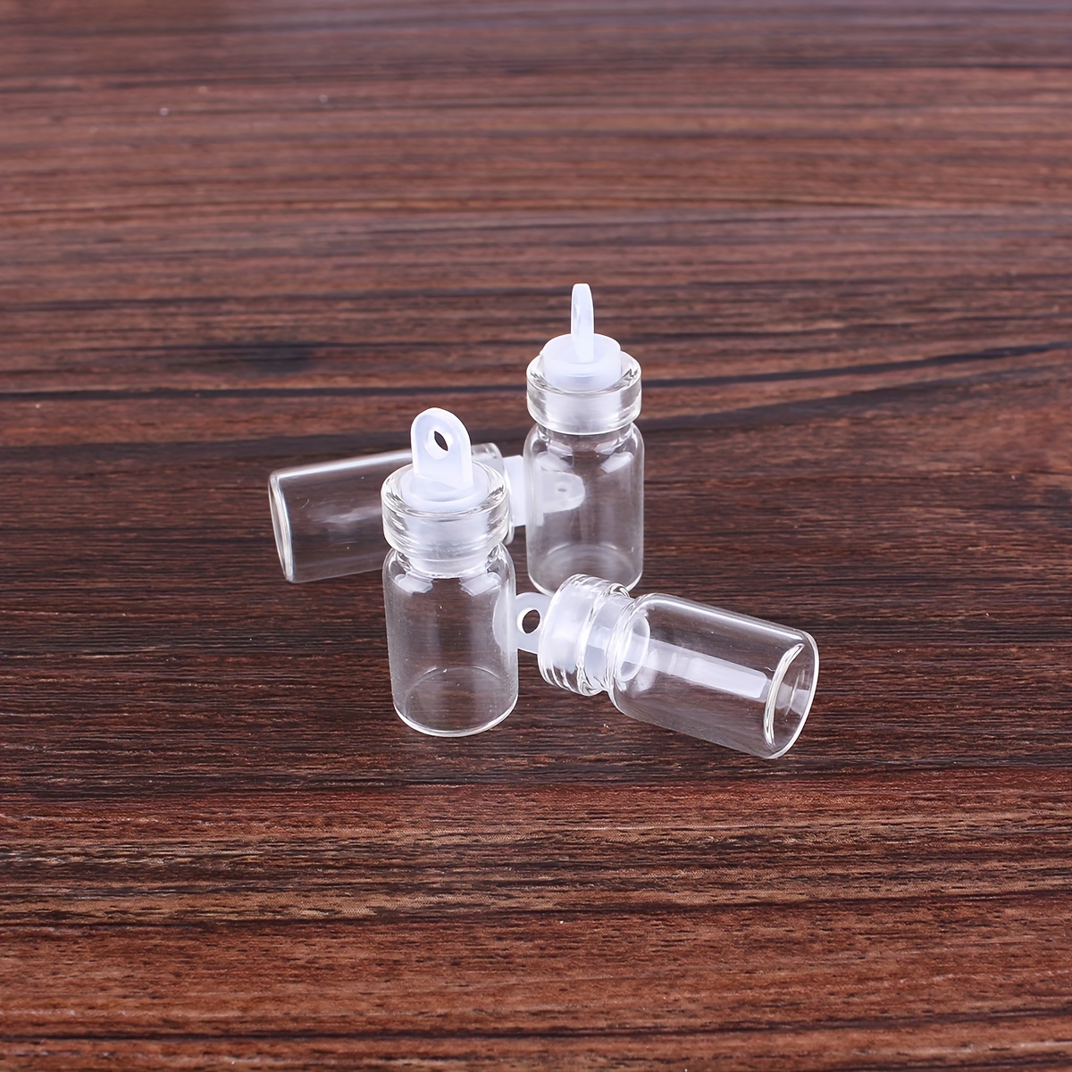 WEDDINGSTAR Mini botella de vidrio con tapa oscilante - 2 1/2oz (2.4 fl oz)  (6)
