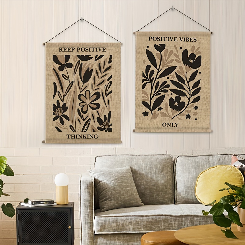 Linen wall decor hot sale