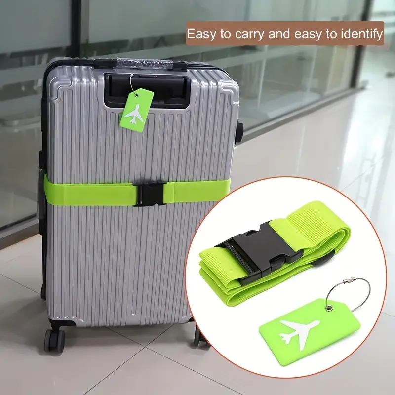 Leichte Gepäckgurte Verstellbare Kofferbänder Mit Tag - Temu Germany