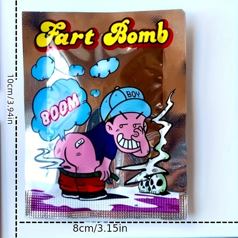 10pcs Funny Fart Bomb Bags Stink Bomb Smelly Funny Gags Practical