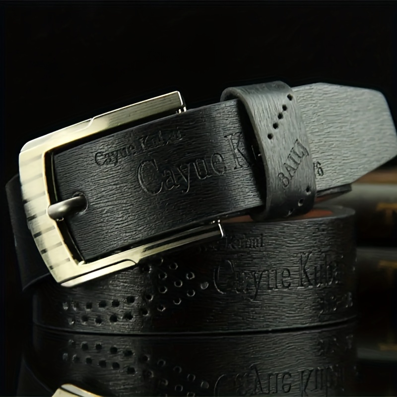 

Pin Buckle Belt For Men Women, Casual Jeans Belt