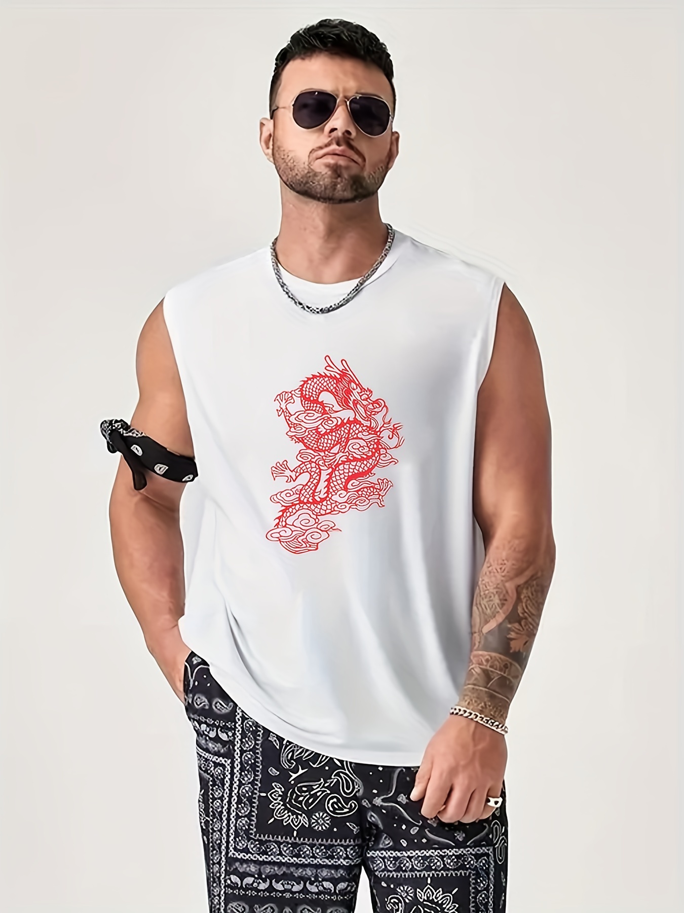 Men's A-shirt Tanks, Dry Fit Sleeveless Tank Top, Lightweight