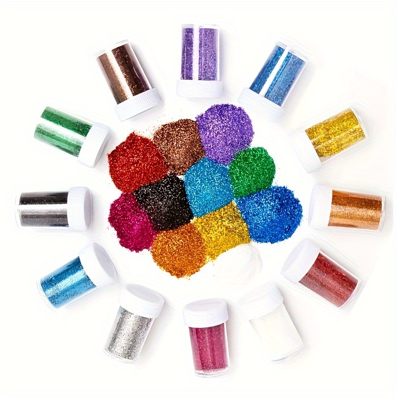 12 Colors Glitter, Fine Glitter, Glitter For Resin, Extra Fine Resin  Glitter Powder, Glitter Crafts And Arts, Scrapbooking, Paints, Assorted  Color Kit