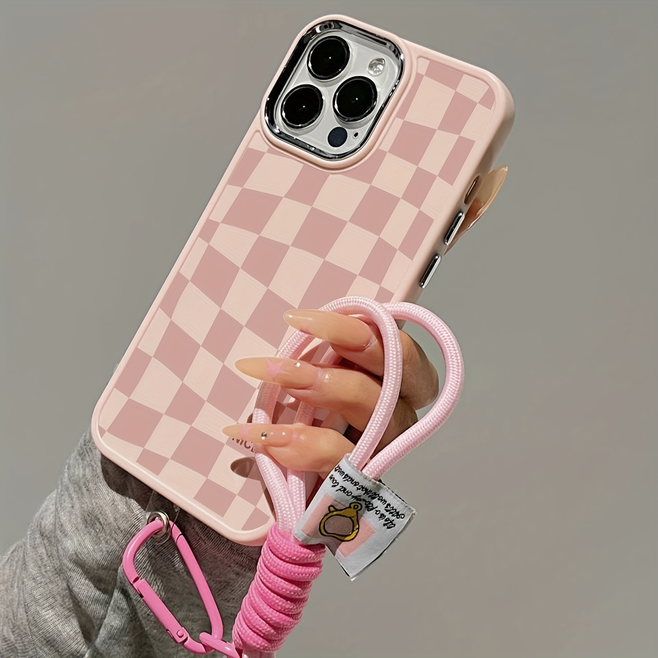 Irregular Plaid Case With Lanyard Dirty Resistant For Iphone 14/14plus /14pro/14pro/14promax,iphone 13/13pro/13promax,iphone 12/12pro/12promax, iphone 11/11pro/11pro Max/iphone 6/6s/6 Plus/6s Plus/iphone7/8/iphone X/xs  - Temu