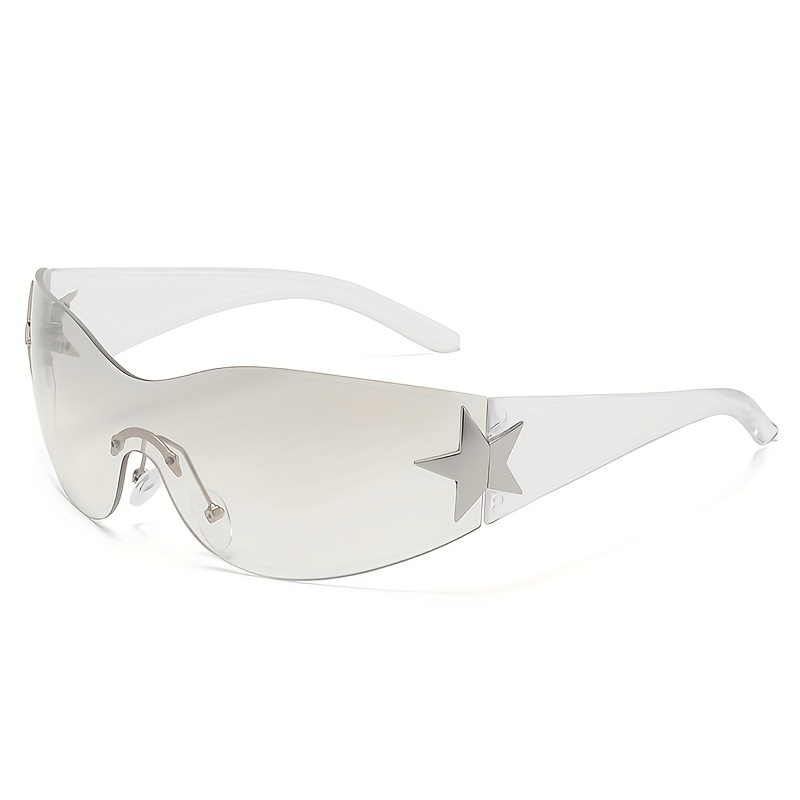 Y2K Óculos De Sol Sem Aro De Borboleta Para Mulheres Óculos - Temu