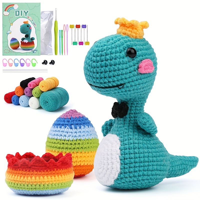 Jeslon Crochet Kit Beginners Chubby Chicken Cute Sheep - Temu