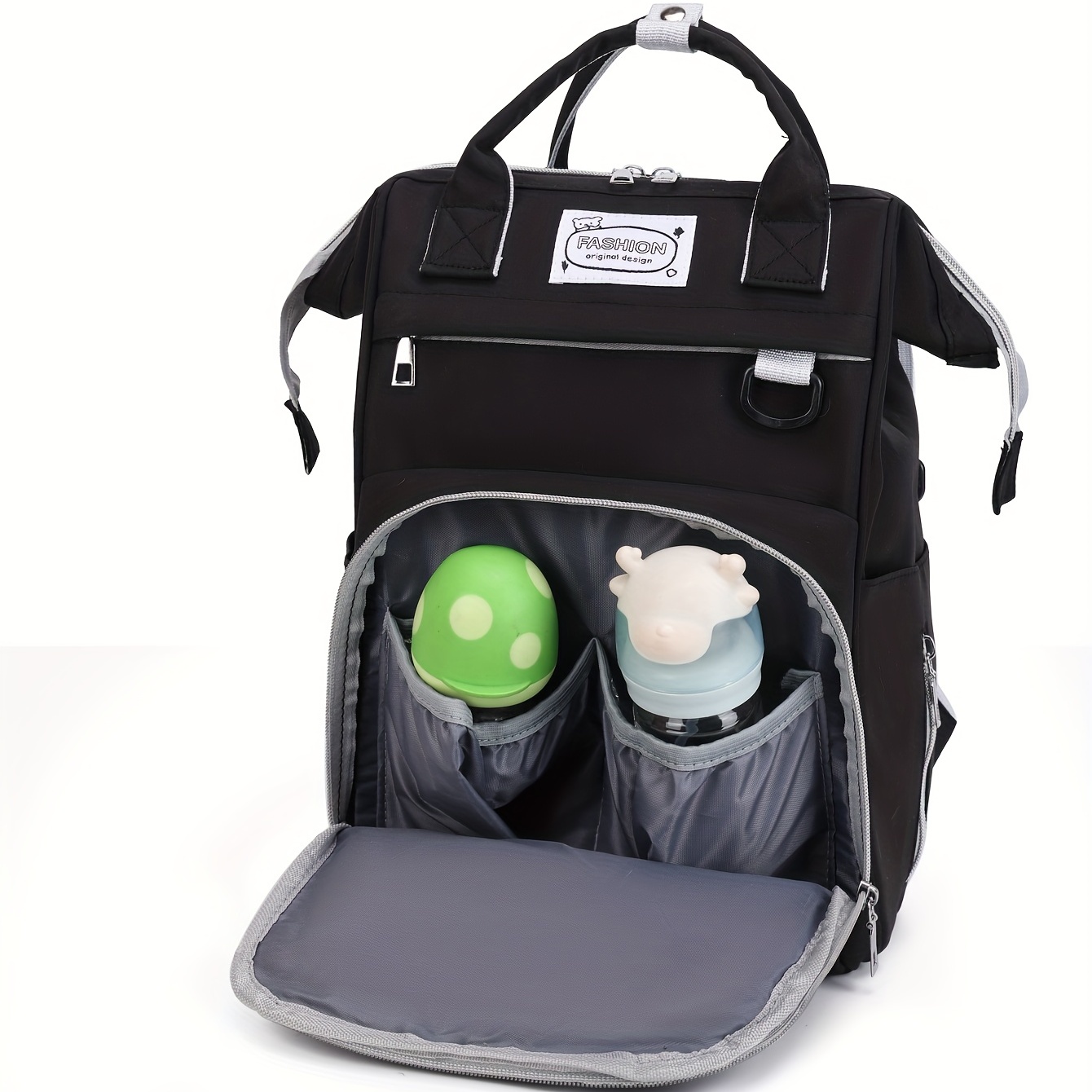 Large Capacity Double Shoulder Mama Bag for Mothers & Babies