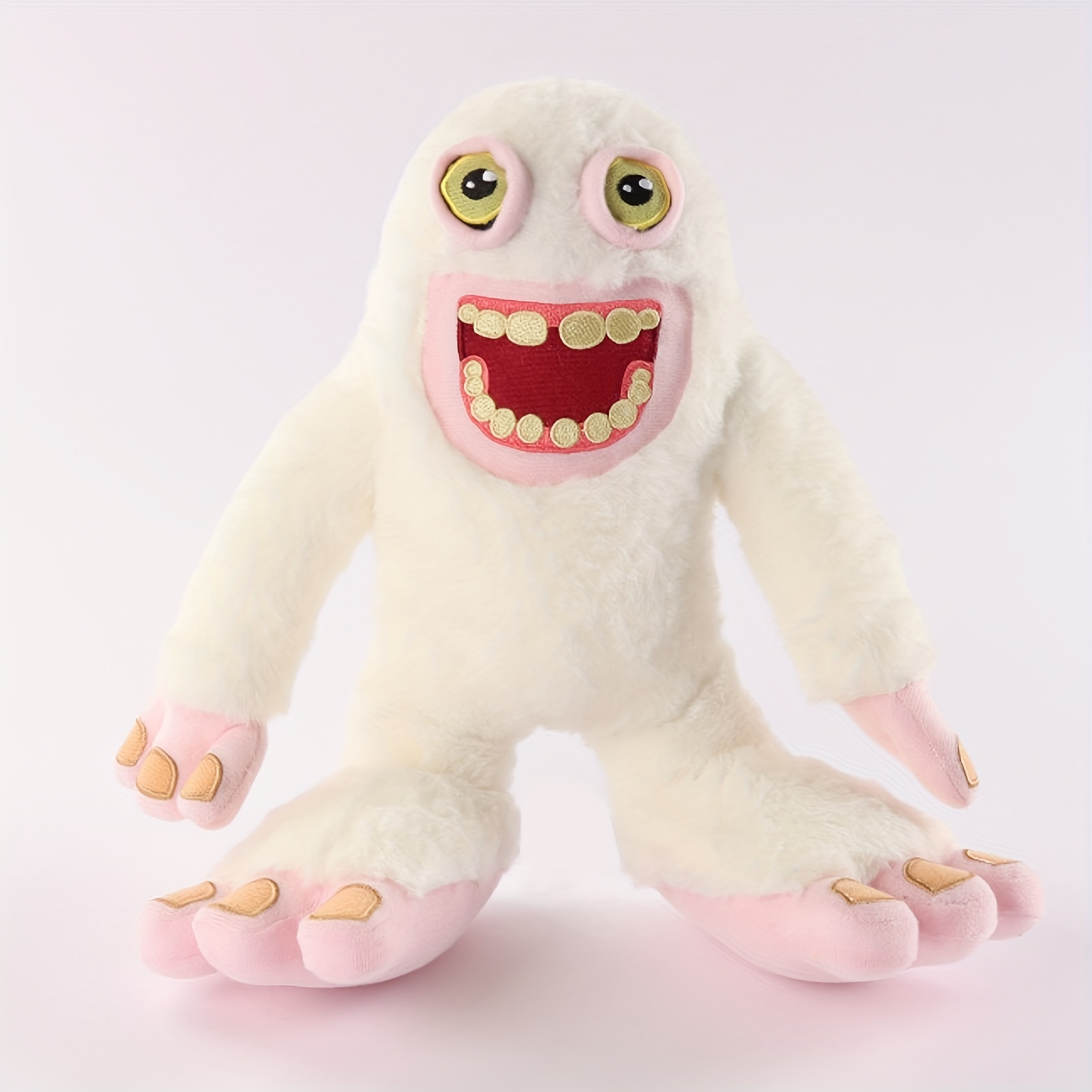 Wubbox Plush, 11.8-inch Wubbox Plush My Singing Monster Toy, Gifts for Game  Lovers, Children and Fans Friends, Birthday Gifts-White 