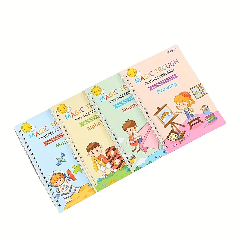 New Spelling Book English Children's Groove Copy Book Pen Control Training  Fun Learning Book Magic Notebook - Temu United Arab Emirates