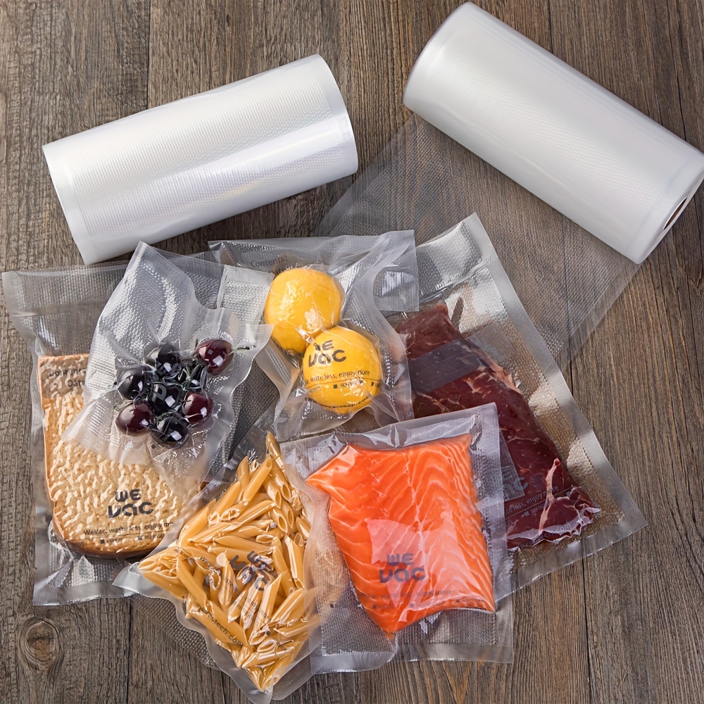 100 Vacuum Sealer Bags 8x12 6x10 11'x16' Embossed Food Saver Storage  Package