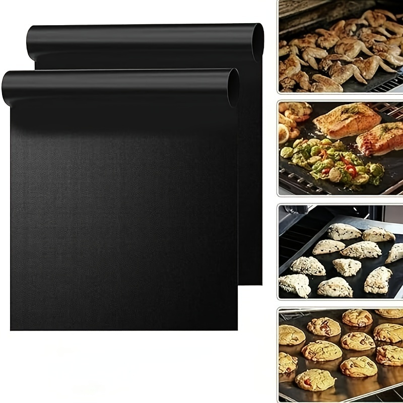 BY KITCHEN Half Sheet Pan Liners, 12x16 Inches, Reusable