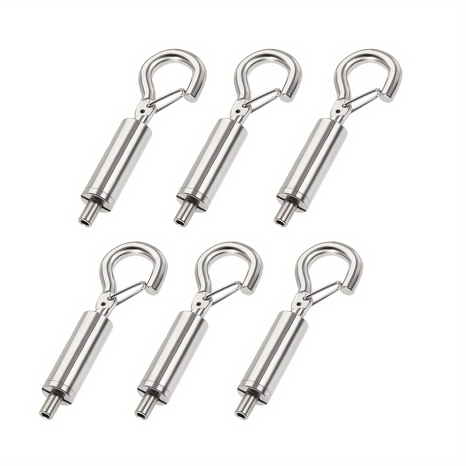 

4pcs Picture Hanging Wire Hook, Open Adjustable Copper Hooks For Wire Rope Home Picture Art Gallery Picture Display Kit