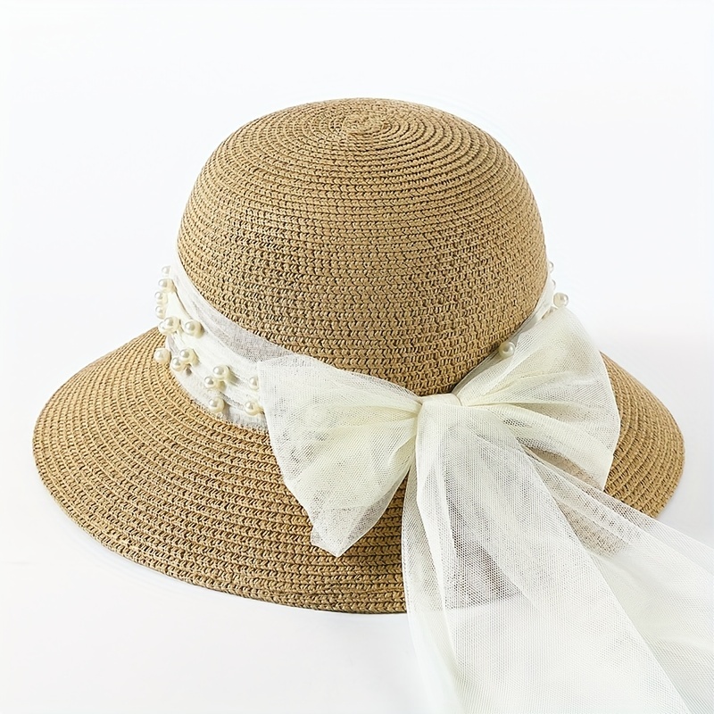 Irregular Wide Brim Bucket Hat Summer Sunscreen Beach Hats - Temu