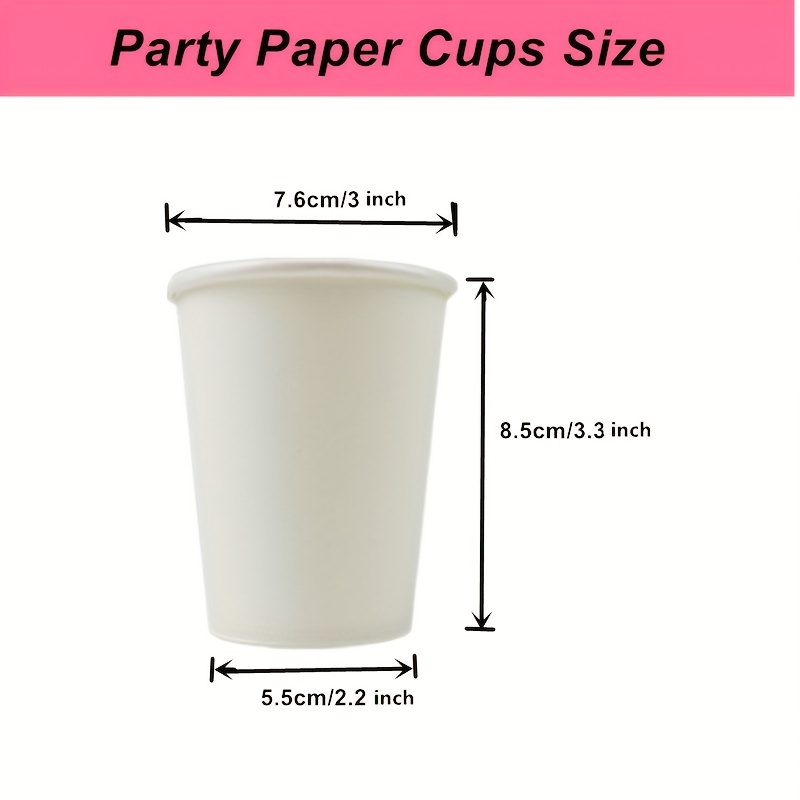 Size Chart of Paper Cups –