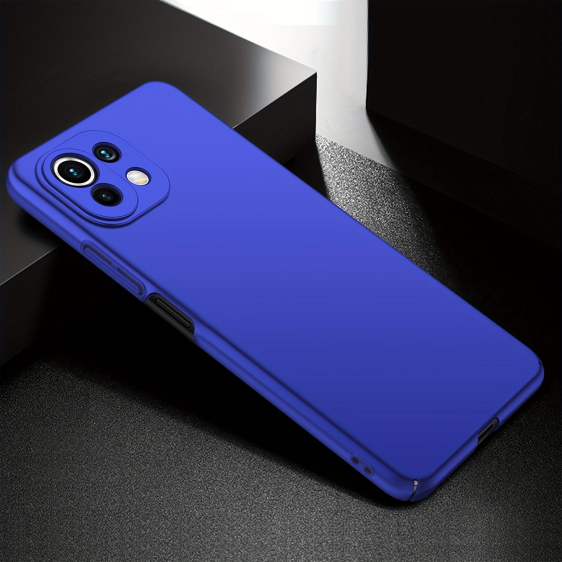 Cool Funda Flip Cover Liso Azul para Xiaomi Redmi Note 11 Pro/Note