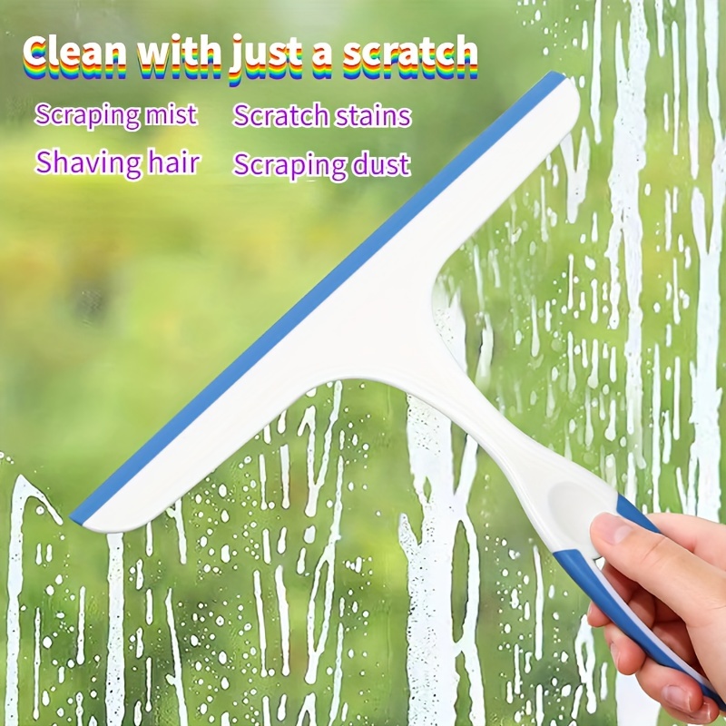 1pc, Super Flexible Silicone Squeegee, Auto Water, Water Wiper, Shower  Squeegee, For Car Windshield, Window, Mirror, Glass Door