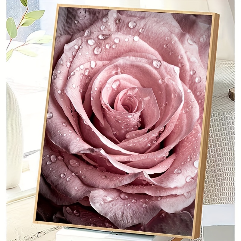 Pink Flowers, 5D Diamond Painting Kits