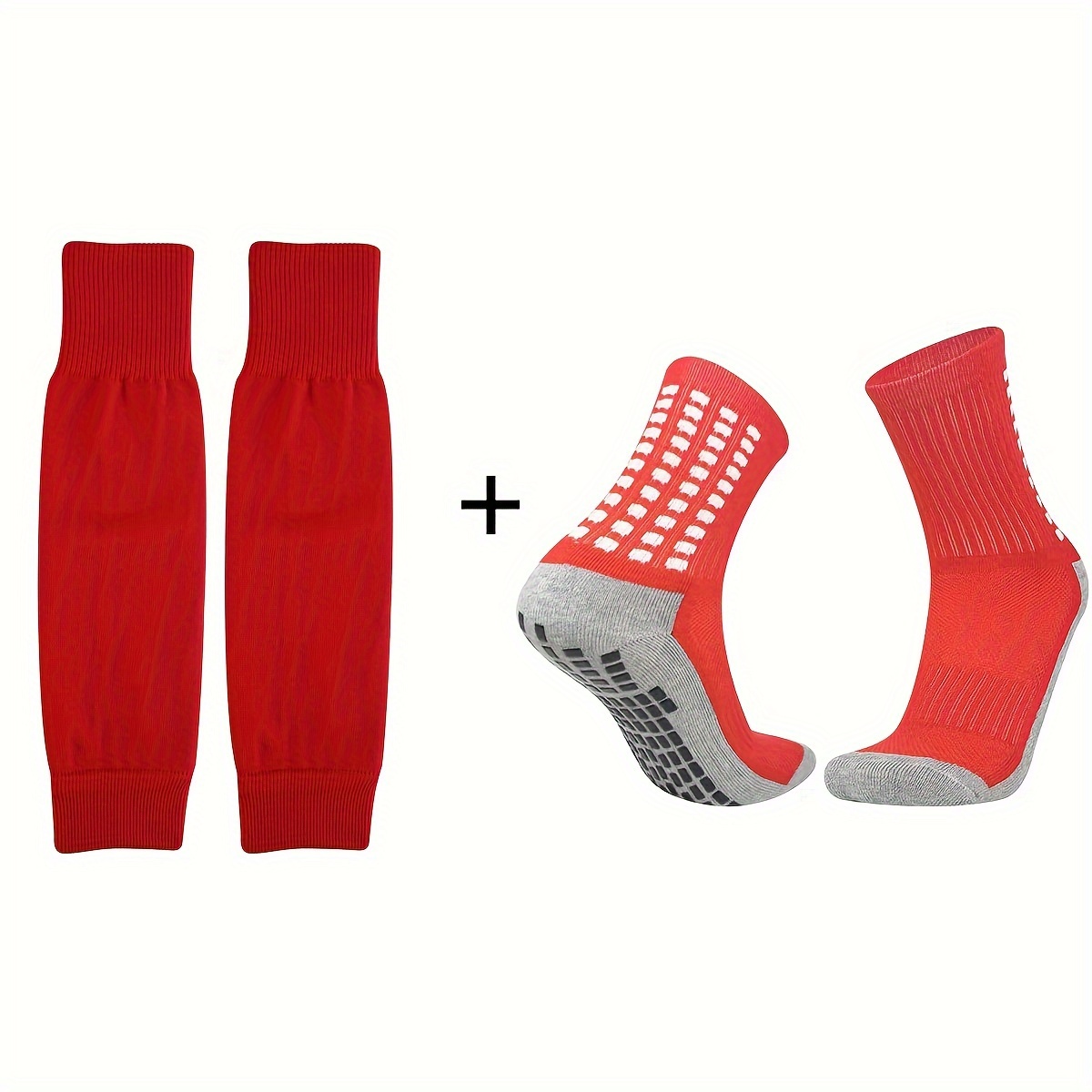 Football Socks Leg Sleeve Sets Sweat absorbing Breathable - Temu