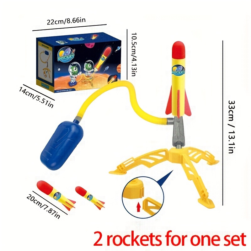 Rocket Launcher Kids Launch . Birthday Gift Boys Girls Age 3 - Temu