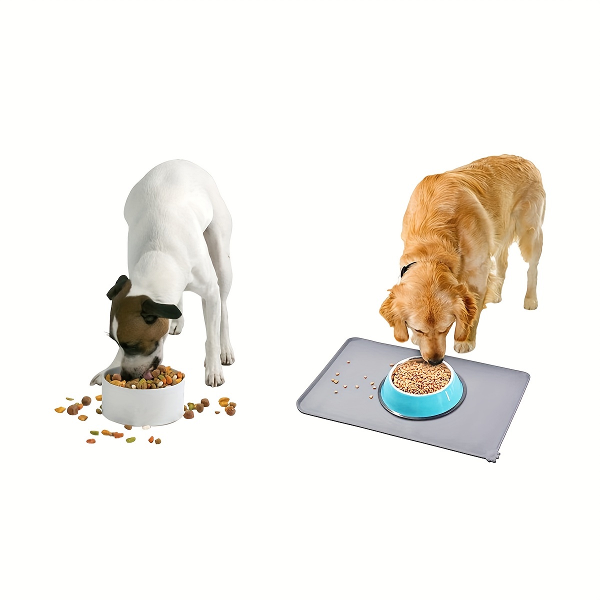 Pet Placemat Waterproof Leak Proof Dog Feeding Mat Bone - Temu