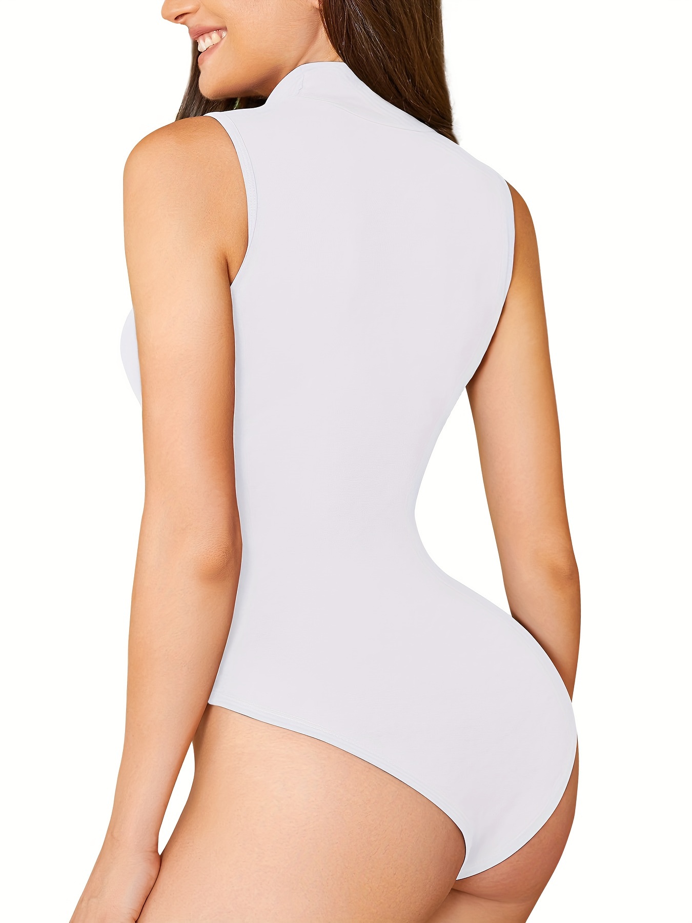 Seamless Shaping Bodysuit Tummy Control Slimming Sleeveless - Temu