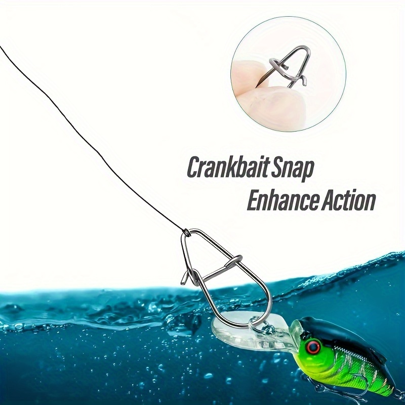 9km Fishing Snaps Gourd Shaped Stainless Steel Safety Snaps - Temu