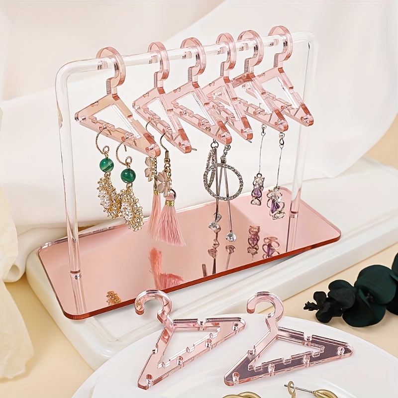  FeliciaJuan-hm Joyero de terciopelo con tapa transparente con  12 rejillas para joyas, expositor, anillos, pendientes, pulsera para mujer  : Ropa, Zapatos y Joyería