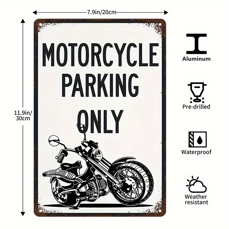 Metal Aluminum Sign Biker Dirt Bike Motorcycle Motocross - Temu