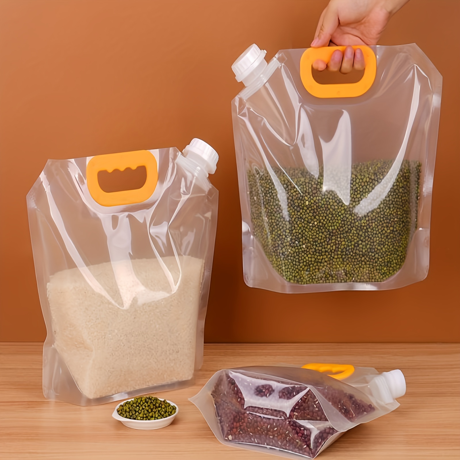 Grain Sealed Moisture-proof Storage Bag, Stand Up Food Storage