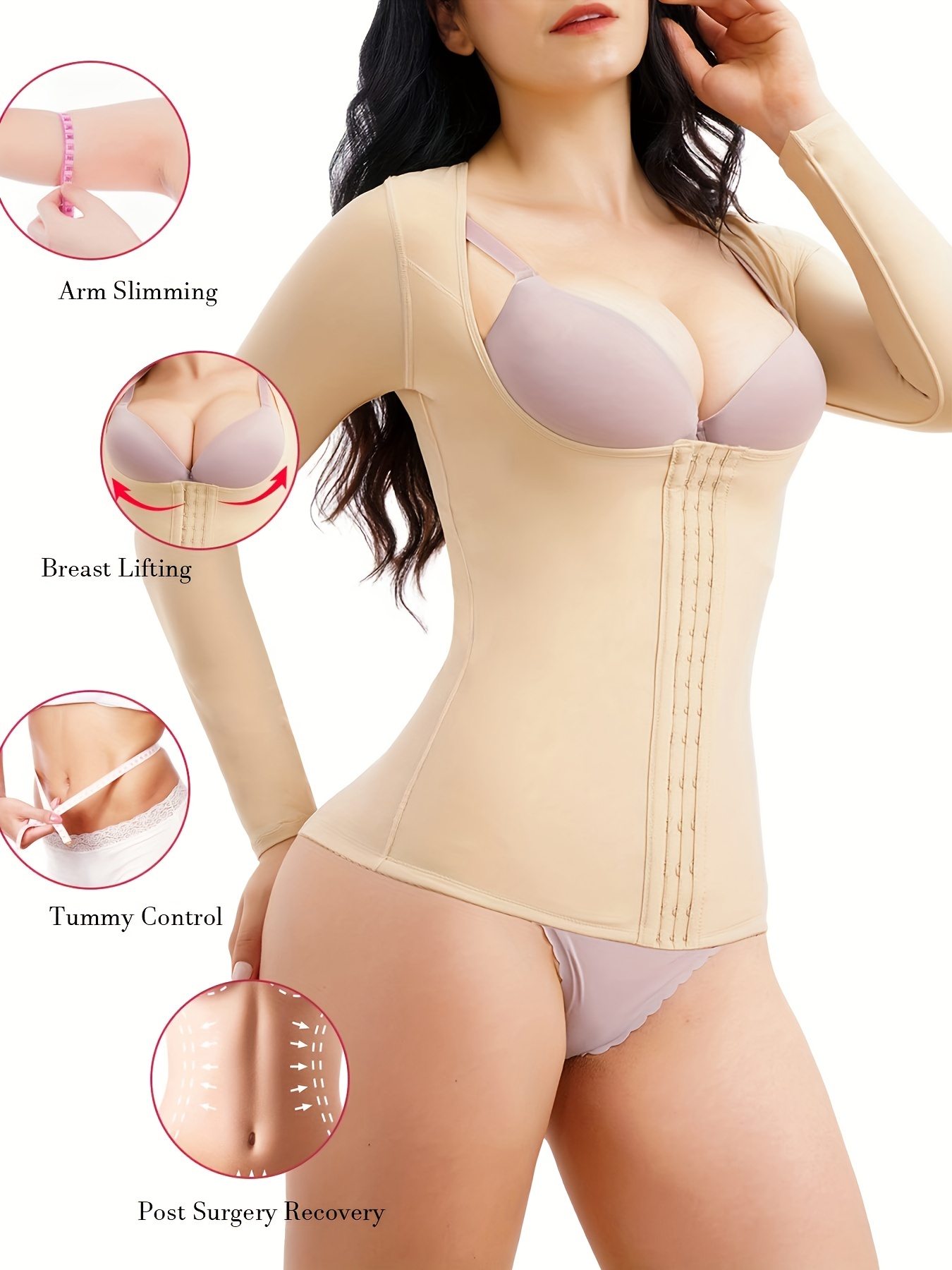 Buy Waist Trainer Corset for Women Sport Workout Body Shaper Tummy Control  with Adjustable Hooks Online at desertcartSeychelles