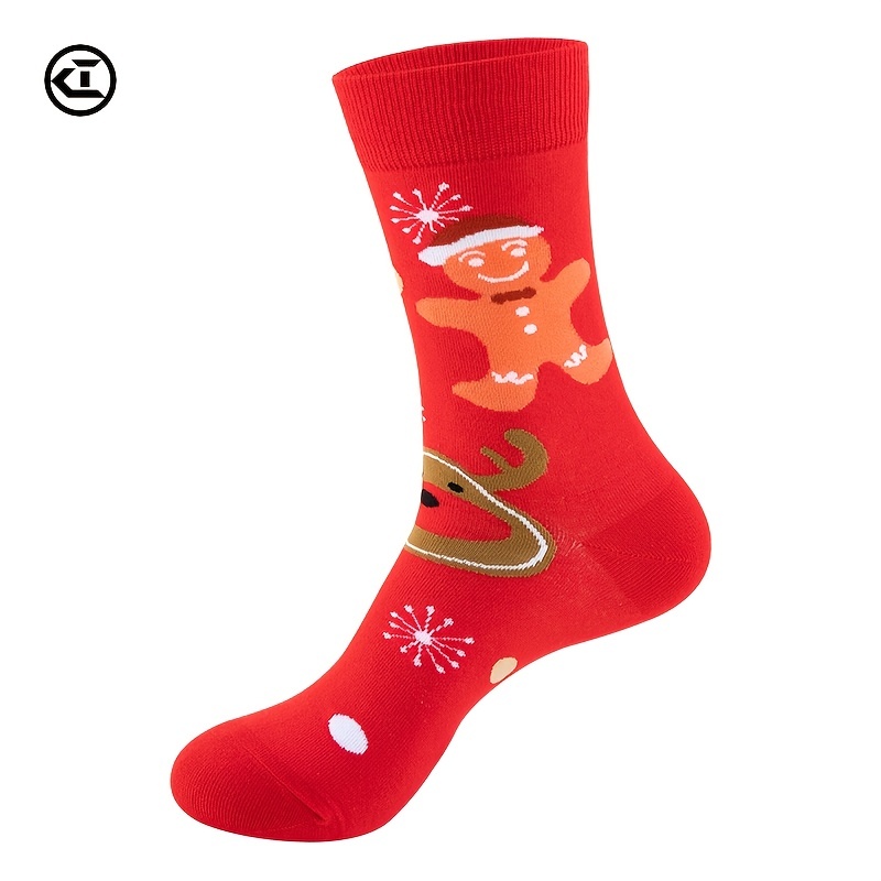 Cotton Printed Patterned Mens Socks, Winter