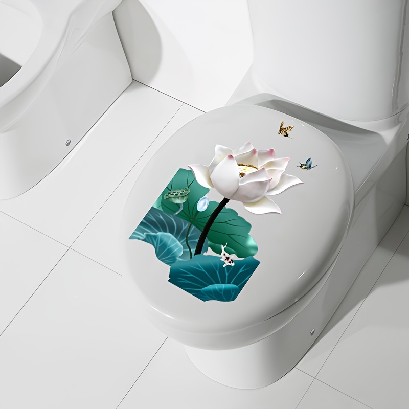 1pz Adesivo Creativo Per Toilette Adesivi Da Parete - Temu Italy