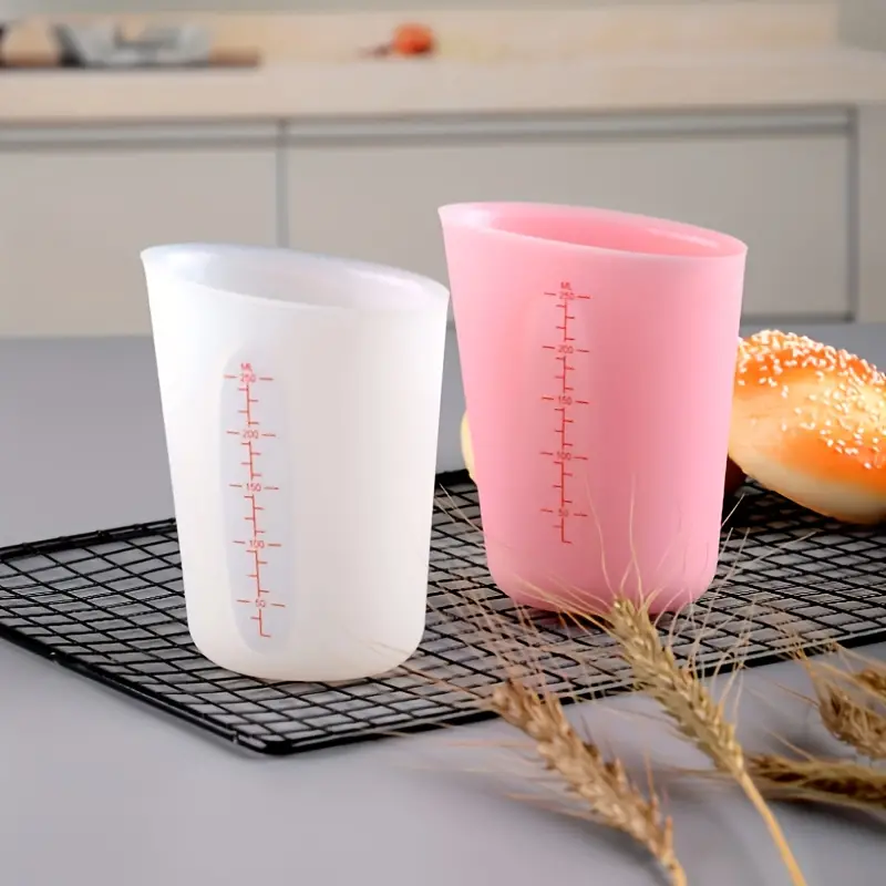 Measuring Cups Silicone Flexible Measuring Cups For Butter - Temu