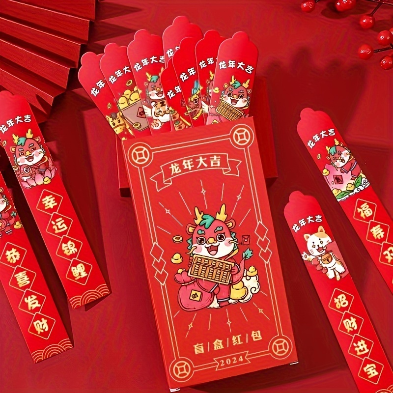 Dragon Theme Spring Festival Chinese New Year Red Party - Temu