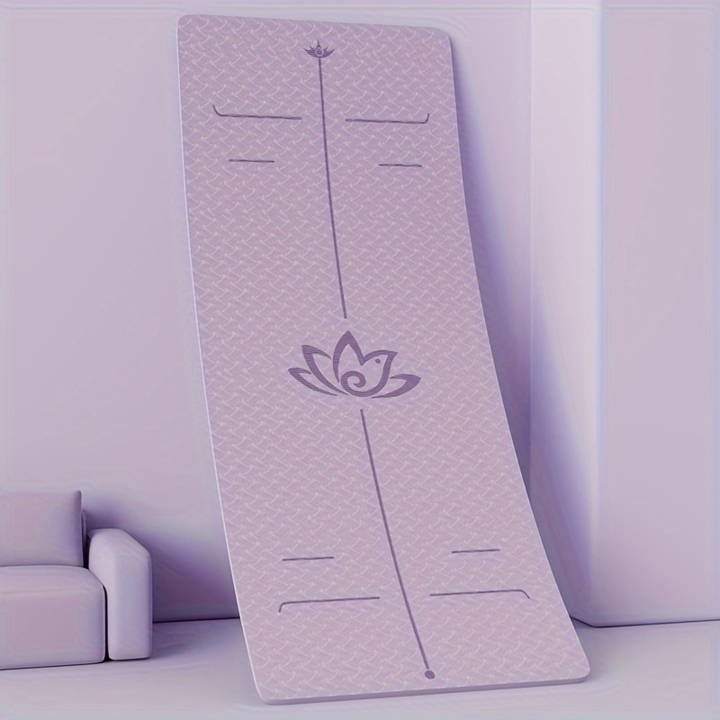 Buy non-slip soft TPE yoga mat online I Lotus Design