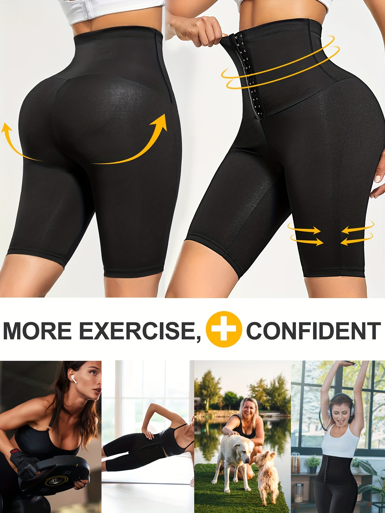 Sauna Sweat Pants Women High Waist Slimming Shorts - Temu Australia