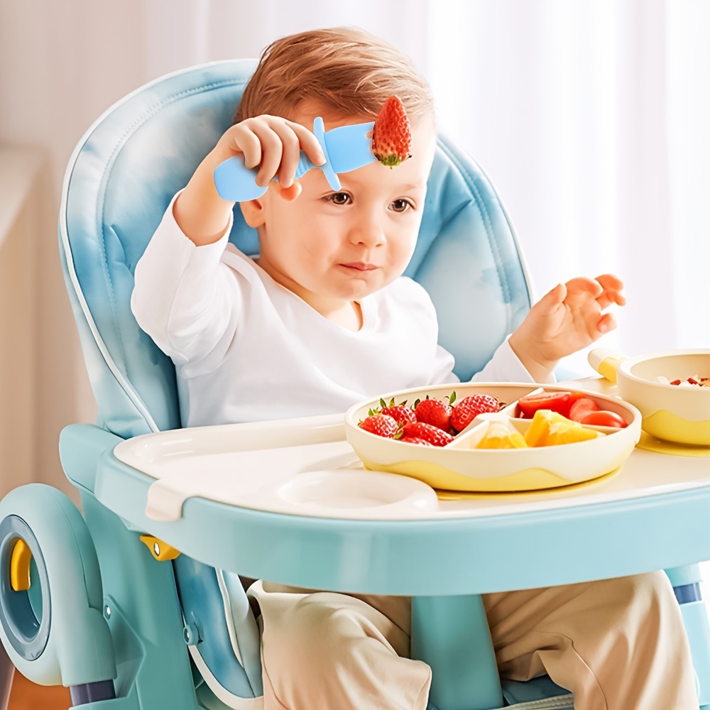 Baby Licking Spoon Baby Learning To Eat Training Spoon Baby - Temu