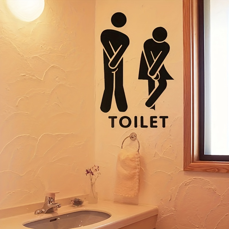 Funny Pictures Toilet Door Wall Home Decoration Diy Door - Temu Germany